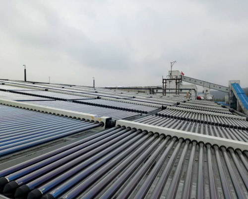 太原市龙泉煤矿太阳能热水设备（18吨）   2017.9