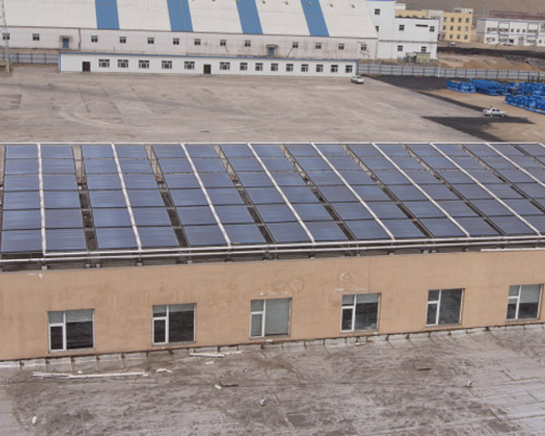 中煤东露天选煤中心太阳能热水设备（27吨）