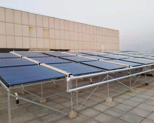 晋商银行鸣李办公区太阳能热水设备（10吨）