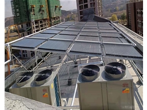 山西临县中学小学部食堂太阳能热水设备（24吨）