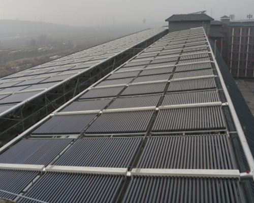 太原市致远实验中学校太阳能热水系统设备（150吨）