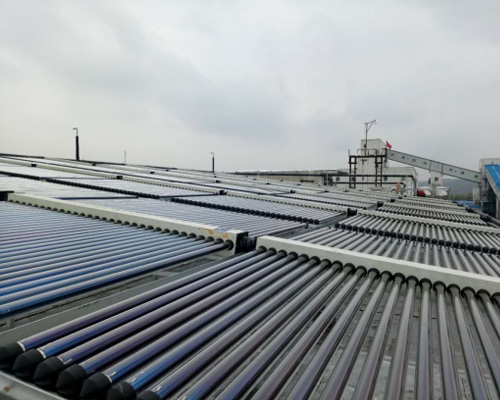 太原市龙泉煤矿太阳能热水设备（18吨）